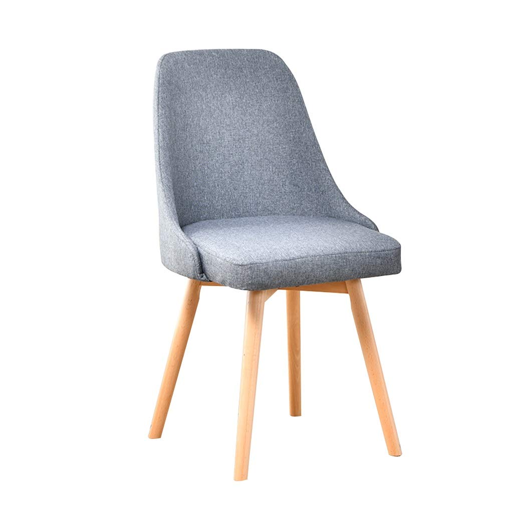 Chaise de salon moderne lavable et déhoussable gris foncé