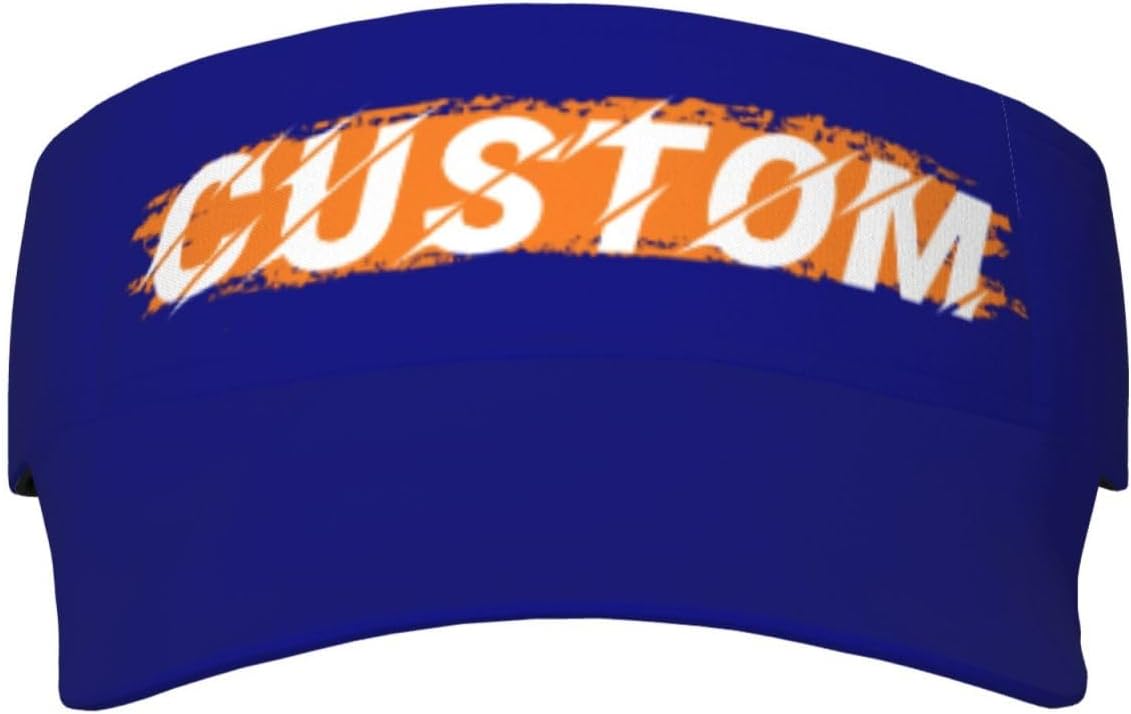 Custom Visor Add Your Design for Men Women Comfortable Personalized Visor Sun Cap Fashionable Customized Visors