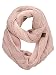 NYFASHION101 Soft Winter Warm Chunky Knit Cowl Infinity Loop Scarf