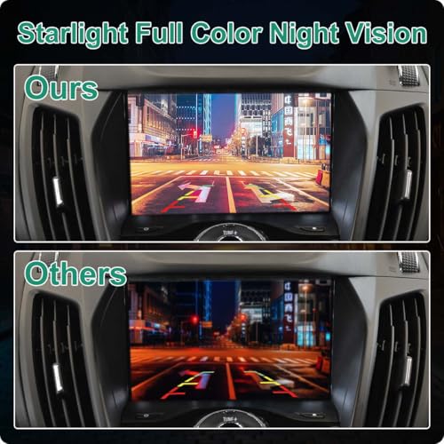 Image of DV4T-19G490-AB Rear View Backup Camera Replacement for Ford Escape 2013-2017 & Ford Kuga 2013-2017 Replaces EV4T-19G490-CA, EV4T19G490CA, DV4T19G490AB by GreenYi