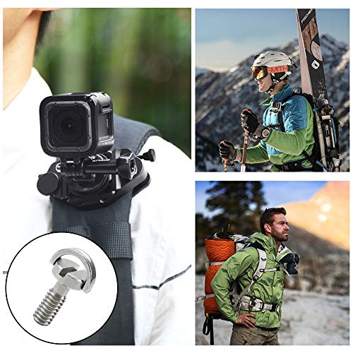 4 Stück 1/4" Schraube Edelstahl Kamera-Befestigungsschraube (Ø11,5mm x H21mm) für Kamera Stativ/Einbeinstativ/Schnellwechselplatte/Kameraschraube – Bild 8