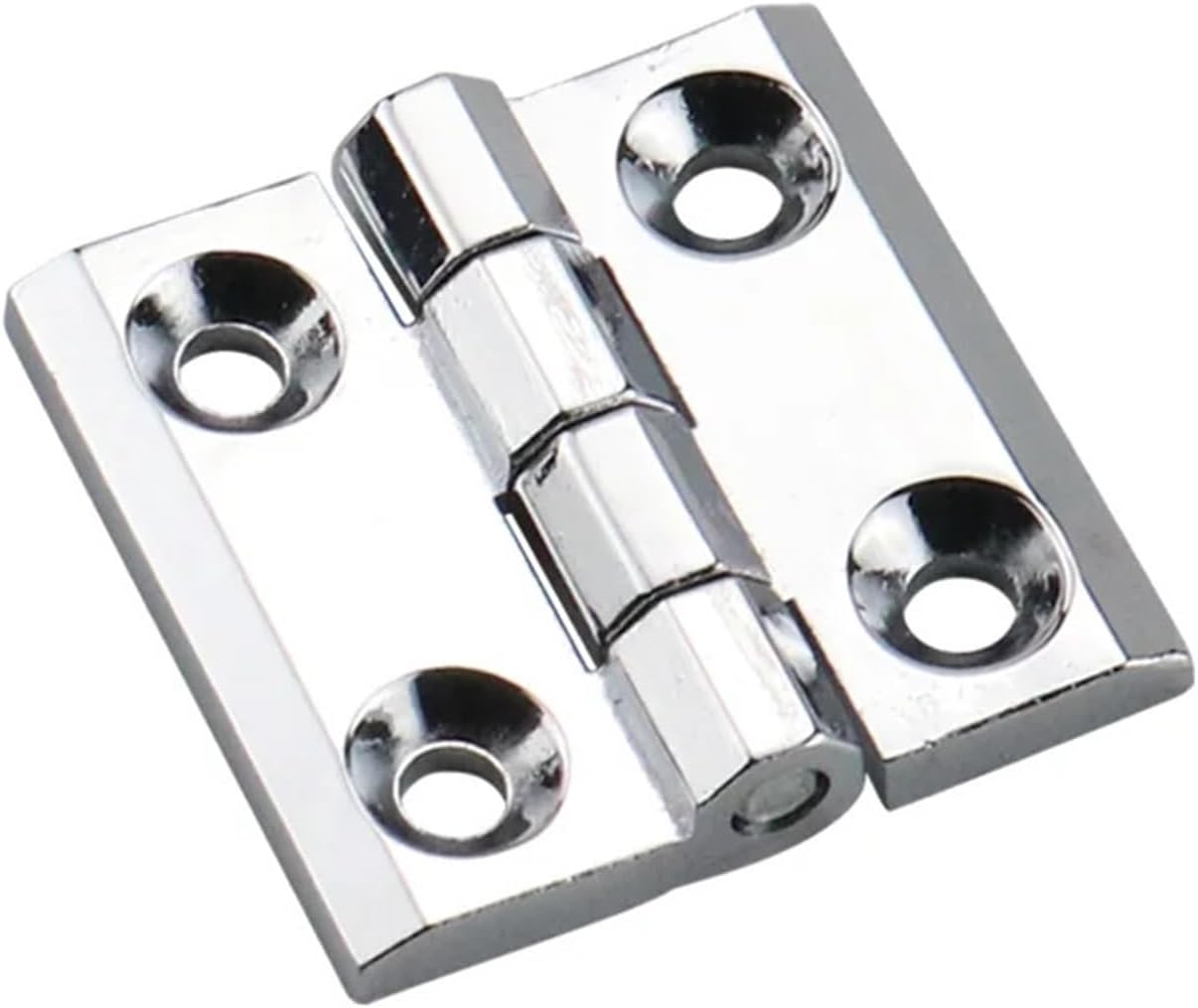 Industrial Equipment Zinc Alloy Hinge 40 * 40 Hinge with Screw Square Swing Door Hinge(CL226-3A-White)