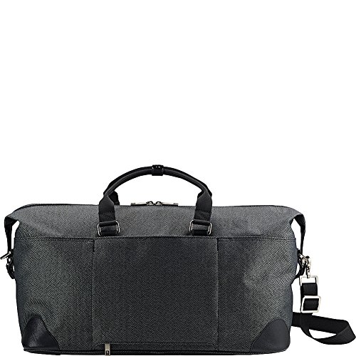 Hartmann Luxe Softside Weekend Duffel, Black Herringbone, One Size