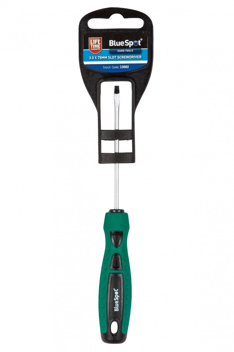 Bluespot 13002 3.0 X 75Mm Slotted Screwdriver 5028734130027