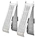 VonHaus Loading Ramp - 2 Van Ramps Heavy Duty - Folding Slope for Van, Motorbike, Quad Motorcycle - Portable Galvanised Steel Loading Rampway- 400kg Max Loading - H168 x W25 x D8cm