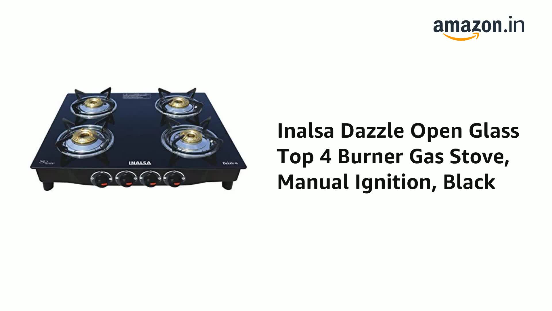 inalsa 4 burner gas stove price
