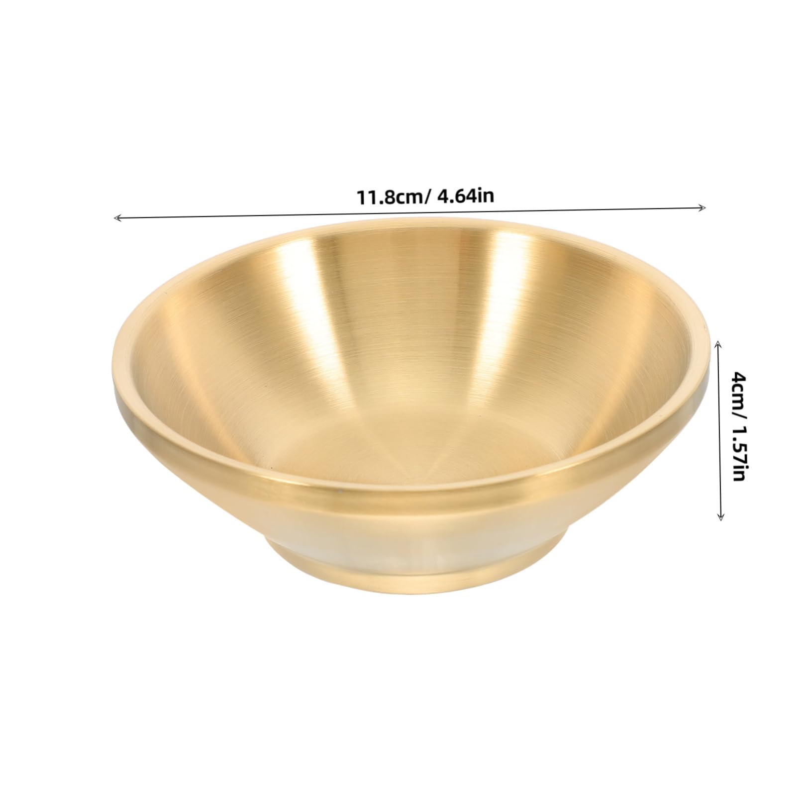 FONDOTIN Stainless Steel Sauce Dishes Condiment Bowls for Individual Servings Durable Metal Prep Bowls for Dipping Serving and Mixing for Appetizers and Sauces