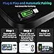 Lyssiefeel Kabelloser Carplay-Adapter für iPhone, 2024-Upgrade, USB-CarPlay-Kabelloser Stick, einfaches Plug & Play, kompatibel mit Autos ab 2016 und iPhone iOS 10+