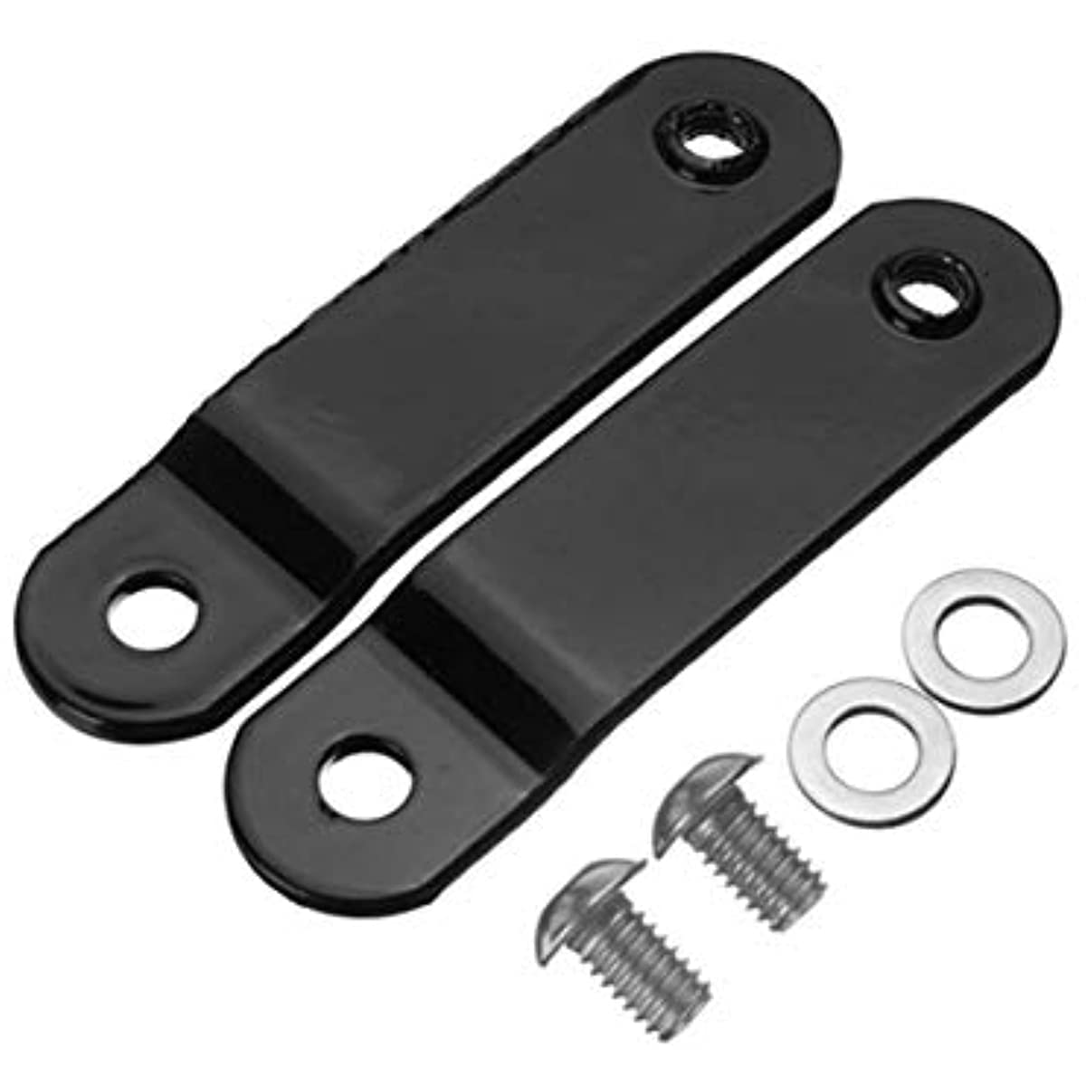 ASEELO Universal Motorcycle Gas Tank Lift Kit, Simple Installation Fuel Tank Riser, with Bolts, for Harley Sportster XL883/1200/48/72 (76mm)