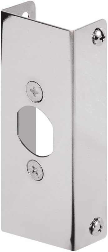 Prime-Line U 9976 1-3/4 In. Thick Stainless Steel Door Edge Reinforcer (Single Pack)