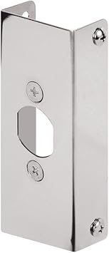 Prime-Line U 9976 1-3/4 In. Thick Stainless Steel Door Edge Reinforcer (Single Pack)