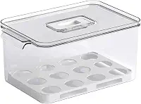 Coza - Organizador para Ovos Dry com Tampa 24 Unidades - Cristal