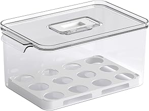 Coza - Organizador para Ovos Dry com Tampa 24 Unidades - Cristal