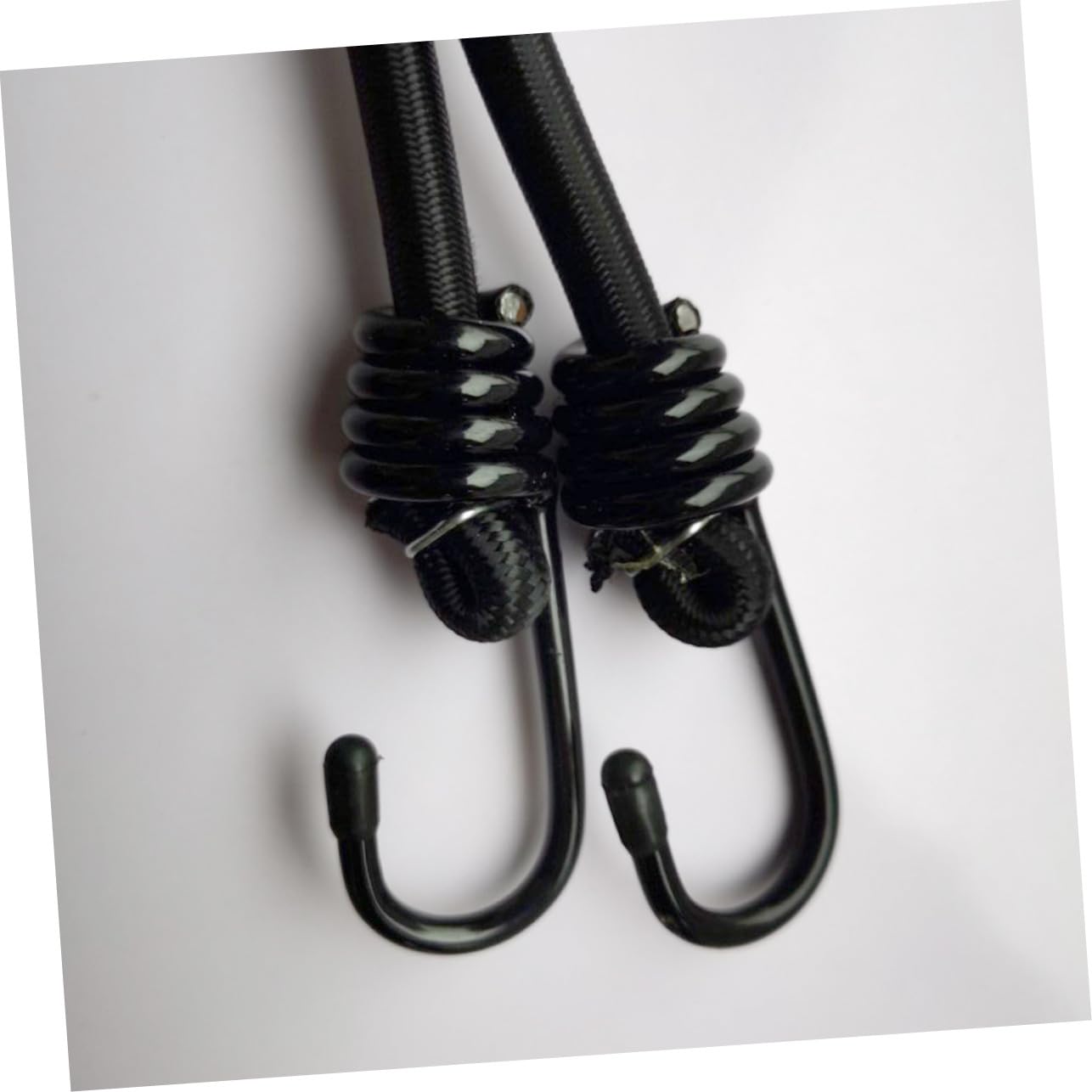 Gatuida 4pezzi Cordine Elastica Gancio Corda Elastica per Bagagli Corda da Campeggio Resiliente e Pratica per Fissaggio di Tende e Trasporto Facile