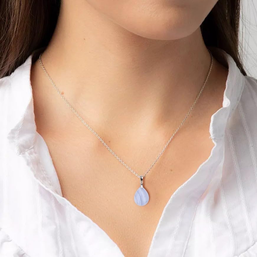 GAVU Women’s Teardrop Necklace, Crystal Pendant Necklace for Women - Image 3