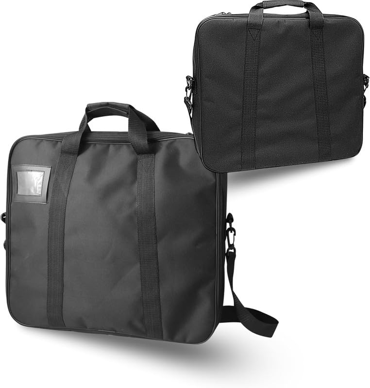 Masonic Apron Carrying Case - Lightweight Soft Black Apron Case - Masonic Regalia WM/MM & Provincial Apron Case