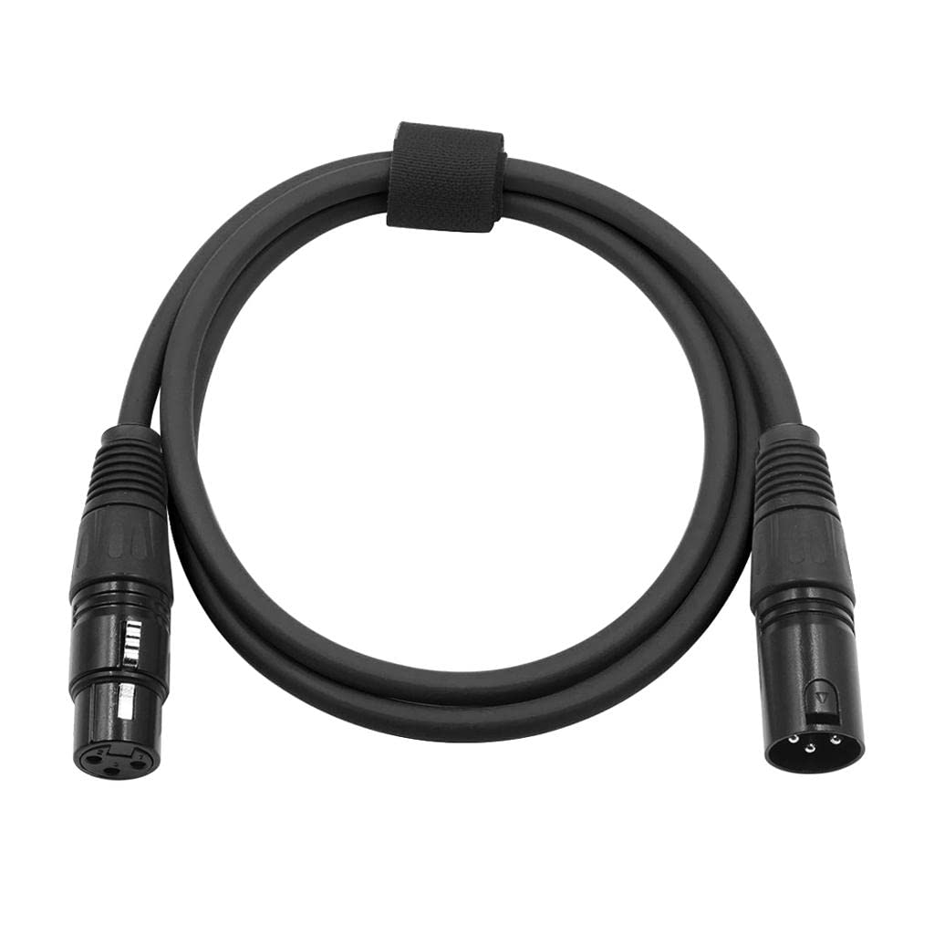 10 x 2 m DMX512 Stagle Cable XLR męski na żeński przewód mikrofonowy - wydajność bez hałasu - do ruchomej główki - 10 sztuk