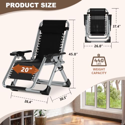 Image of DoCred Comfy Folding Recliner Chair -Bedroom Living Room Chairs