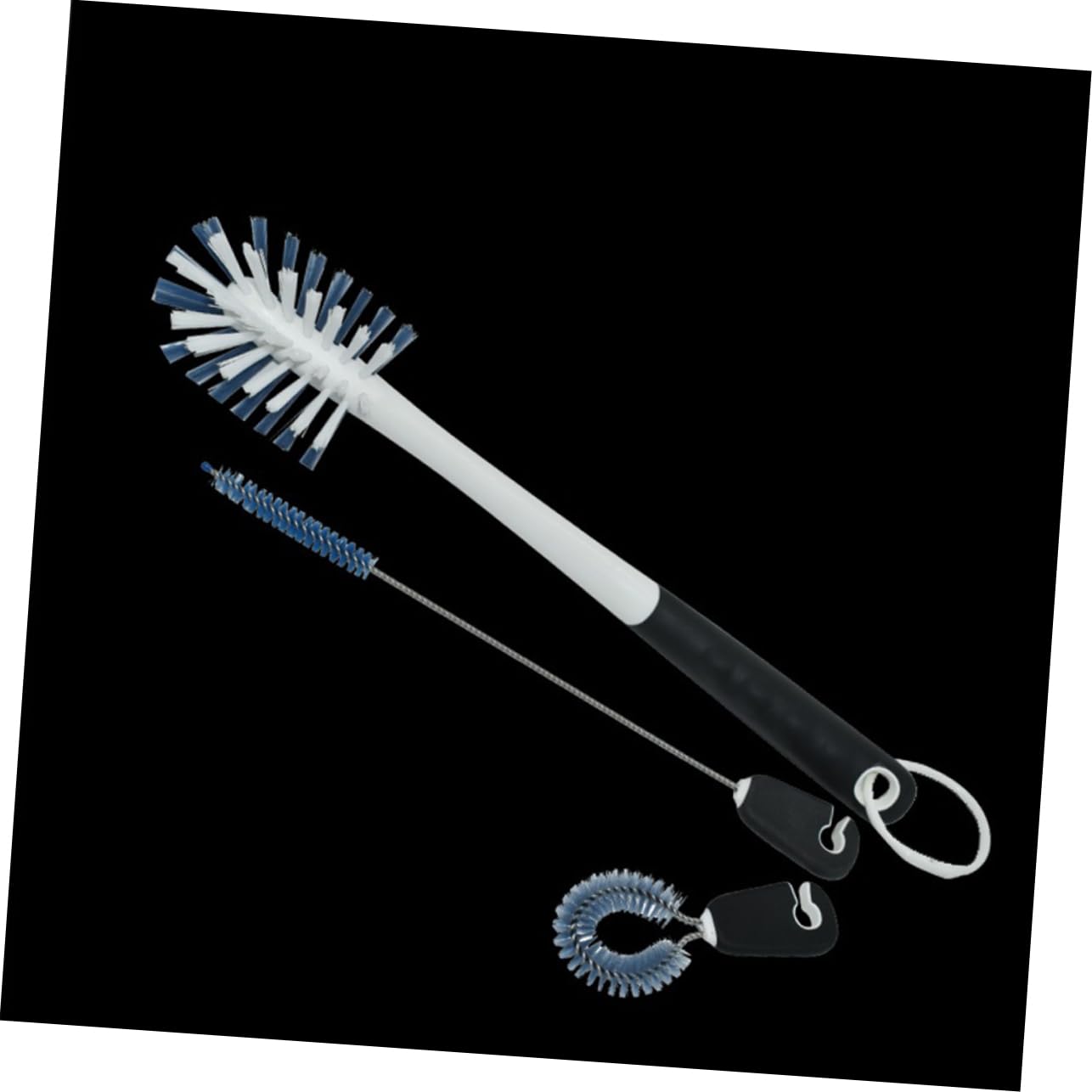 GLEAVI 3-teiliges Reinigungsset Für Babyflaschen 3-in-1 Bürstenset Ständer Für Flaschen Reagenzgläser Fliesen Strohhalme Und Reinigungsbedarf