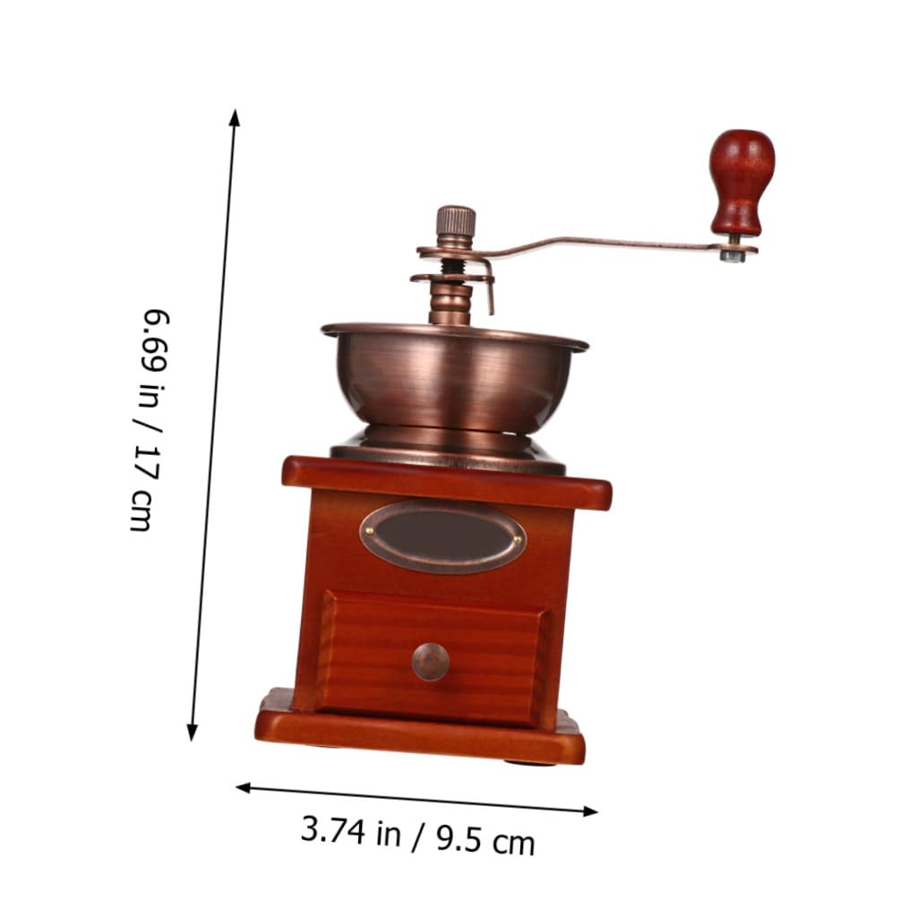 SHINEOFI Molino de Café Manual Portátil de Cerámica 1 Unidad Molinillo para Granos y Cereales Desmontable y Fácil de Limpiar Adecuado para Cocina Oficina y Viajes