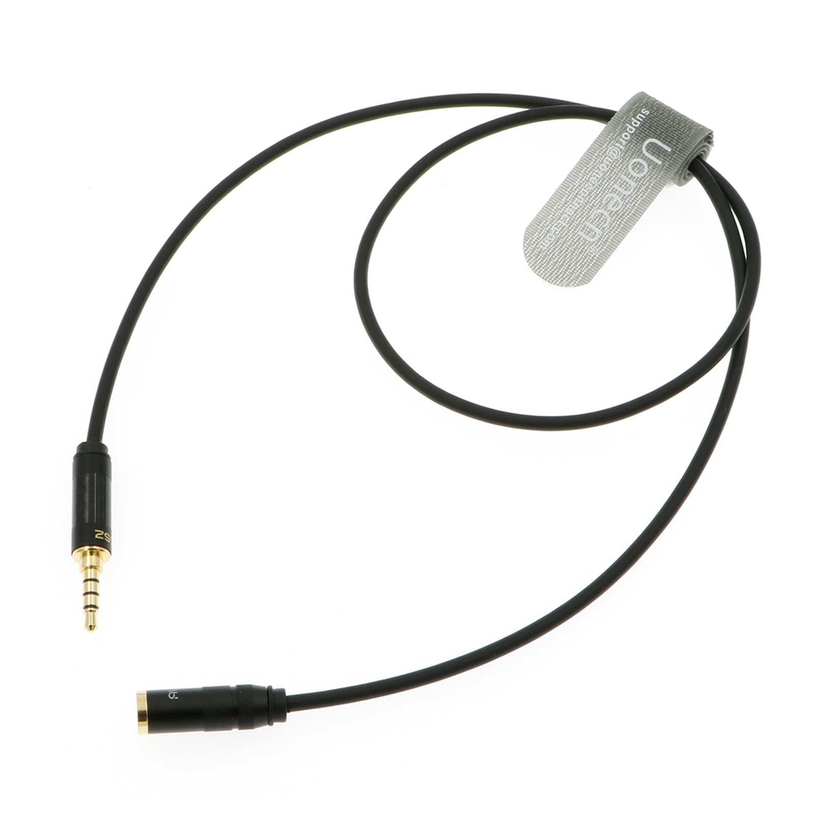 Uonecn Cavo di prolunga TRRS da 3,5 mm dritto maschio a femmina dritto cavo audio stereo per Sony FX6 27,5 "| 70 cm