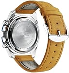 LN LENQIN Mens Watches Analog Quartz Waterproof Business Leather Date Watch | Classic analog quartz movement 30M water resistance Soft leather strap Date display Clean no-chronograph dial