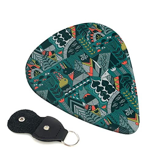 Green Animals Lot de 6 médiators pour guitare acoustique, guitare électrique, basse, ukulélé – fins, moyens et épais - Les Beatles, Paul McCartney, John Lennon, RIngo Starr, George Harrison Green Animals Lot de 6 médiators pour guitare acoustique, guitare électrique, basse, ukulélé - fins, moyens et épais