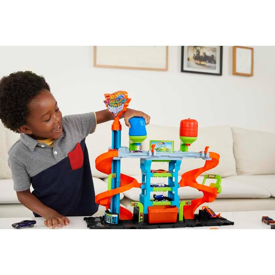 Amazon.com: Hot Wheels City Mega Car Wash : Toys & Games