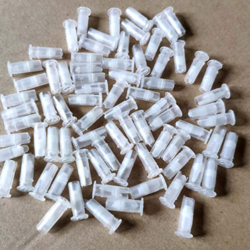 POPETPOP 100Pcs Pet Bolas de Brinquedo Squeakers Substituição BB Sapatos Inserções de Apito de Plást