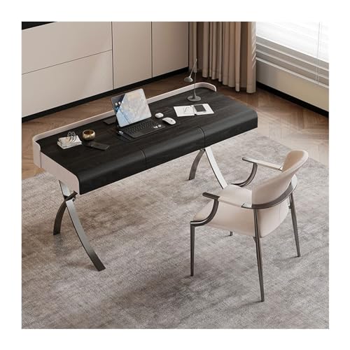 Mesa de Ordenador Escritorio Mesa de PC de madera maciza, ligera, de lujo, moderna y sencilla, for el hogar, la oficina, el dormitorio, la sala de estudio, la mesa de estudio Oficina Mesa de Estudio(N