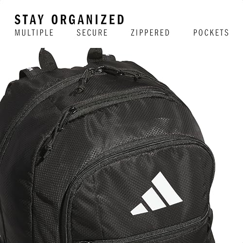 adidas Excel Backpack for Men & Women – Durable Large Athletic Laptop Bag, 7.0/Black, OSFA3