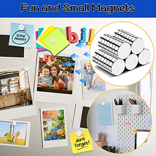 Image of 35 Pcs Small Magnets, 10x3mm Small Fridge Magnet Neodymium Magnet for Whiteboard, Crafts,Kitchen