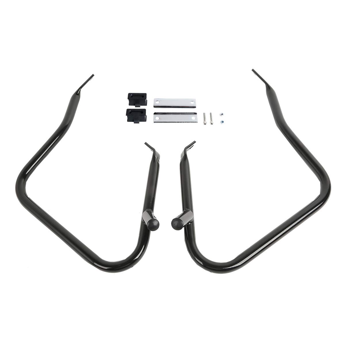 Amazon | HUILI-JPHOME サドルバッグ ブラケット ガードバーセット