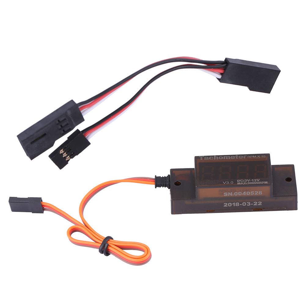 Tachymètre d'allumage RC, Mini tachymètre compteur de révolution V3.0 pour moteur essence