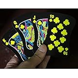 Gentlecarin 54pcs Waterproof Plastic Poker Magic Playing Card Sets for Travel Swimming