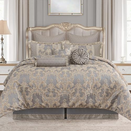Loom and Mill 9-Piece Jacquard Comforter Set King