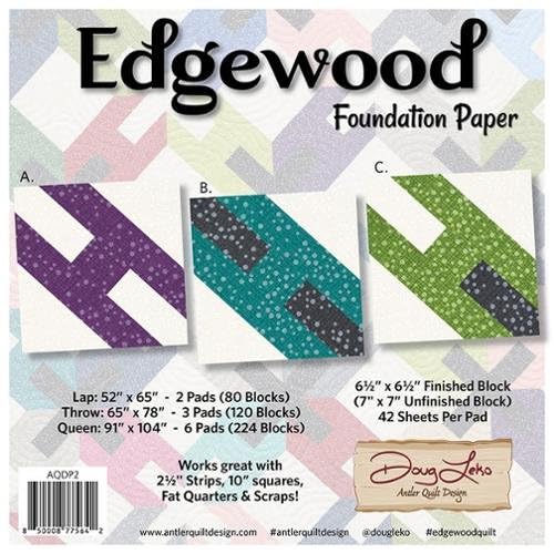 Antler Quilt Design Edgewood Foundation AQDP2 - Quilting Pattern