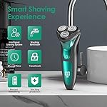 Seaboat Electric Shaver for Men - Waterproof 3D Rotary Electric Razor with Pop Up Beard Trimmer Wet and Dry Use…