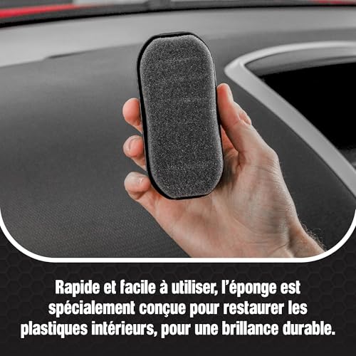 Carplan Auto Pratic Express Shine Schwamm für glänzende Kunststoffe im Innenraum