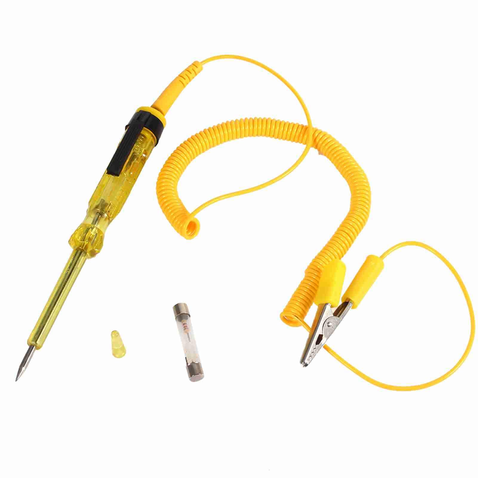 Probador de Circuito de Automóvil Probador de Circuito de Automóvil Pluma Probador de Circuito de Automóvil Luz de Prueba de Pluma, Probador de Circuito DC 6V 12V 24V Probadores