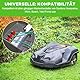 Donluhu Anschlussklemmen für Mähroboter Begrenzungskabel Ladestation | 20 Stück | T-Abzweigverbinder Abzweigklemmen Stromdieb | Kompatibel mit Gardena, Husqvarna, Yard Force | Rot