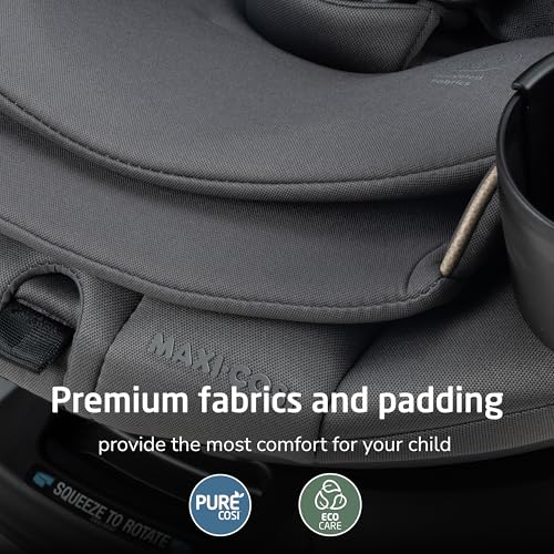 Maxi-Cosi Andi 360 Rotating All-in-One Baby Convertible Car Seat, Rear-Facing, Forward Facing Car Seat, Infant Toddler Booster, Easy Rotation, Tension System, Harness Adjust, Escargot - image 5