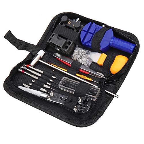 Tool Kit Fall-Öffner-Link-Frühlings-Stab-Remover-Tool Uhrmacher- 147PCS Uhr-Reparatur-Tools Kit