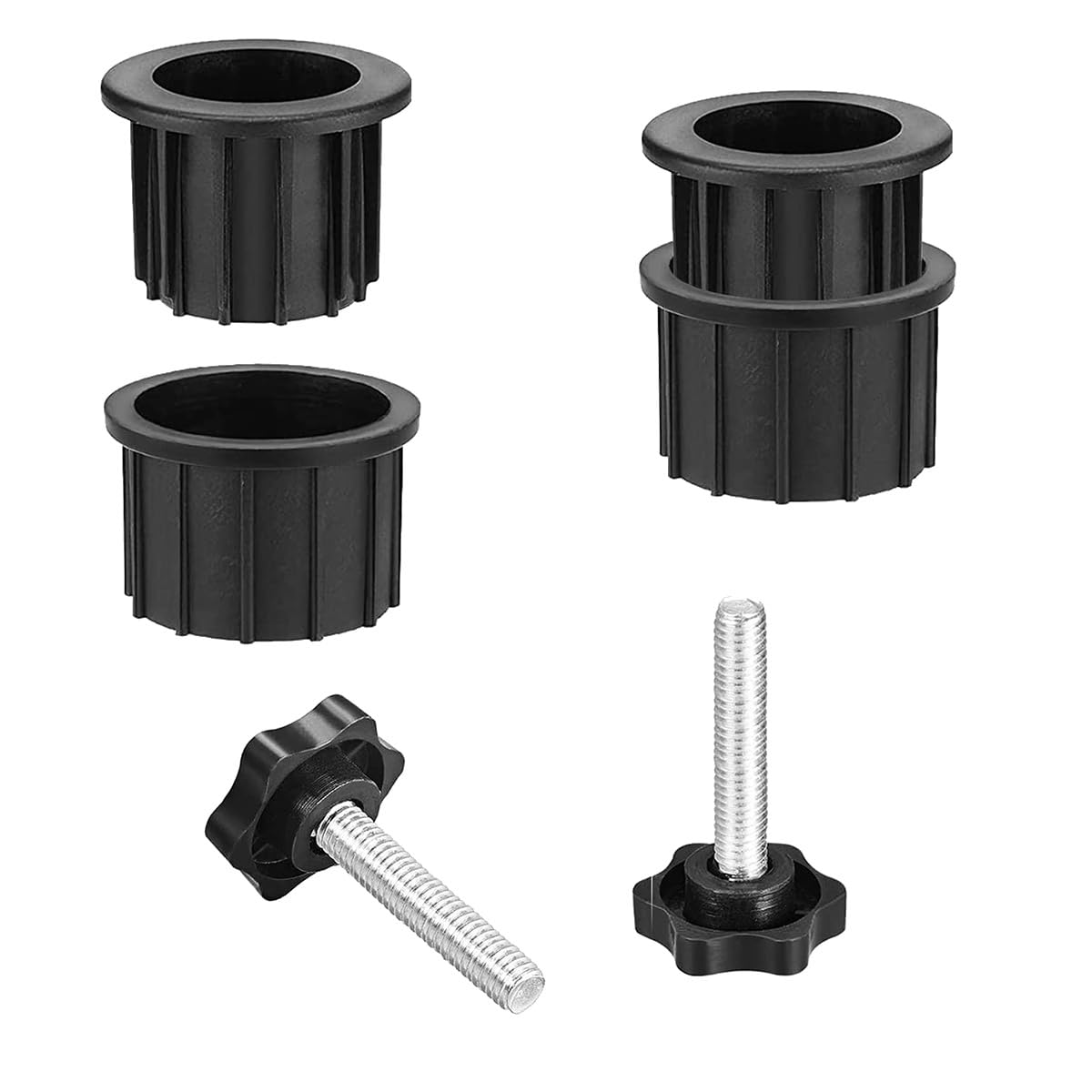 CTRLZS 2 Sets Outdoor Patio Umbrella Base Stand Replacement Parts Umbrella Base Bracket Hole Ring Plug Cover and Cap