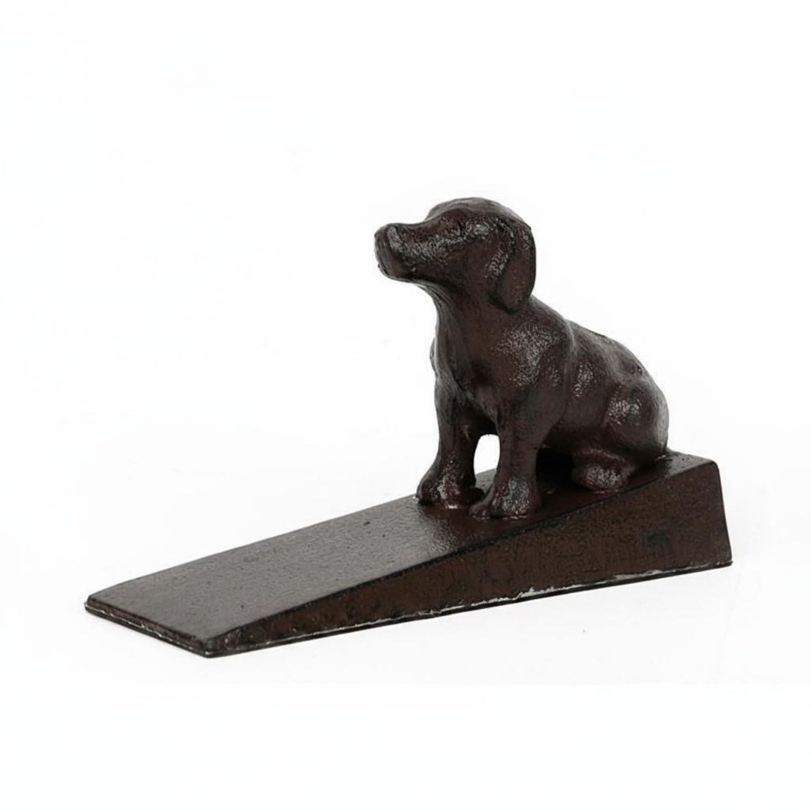 No Drilling Iron Cartoon Door Stop Anti-Collision Cartoon Creature Door Stop Windproof Easy to Use for Indoor, Antique, Puppy Solid Plug | Home & Garden | Home D?cor | Doorstops-image-14