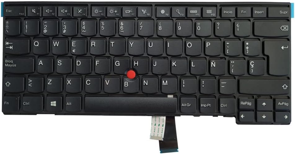 Spanish Keyboard Compatible for Lenovo ThinkPad T440 T440S T431S T440P T450 T450S E431 E440 L440 L450 04Y0871 NO Backlit