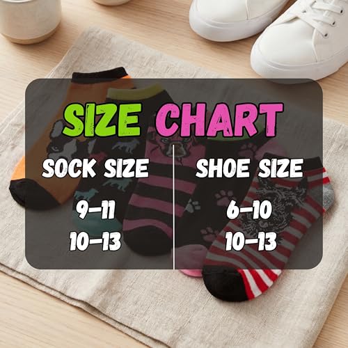 Image of Tipi Toe Women's 20 Pack Colorful Low Cut Socks - Lightweight, Breathable Design for All-Day Comfort Sizes 9-11 /10-13