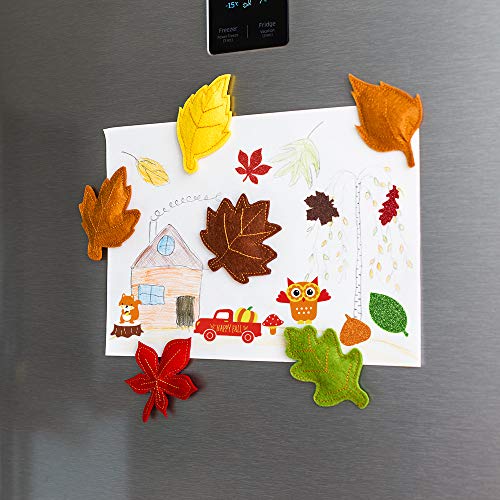Winlyn 410 Pcs Fall Foam Stickers Self Adhesive Bulk Fall Maple Leaf Pumpkin Squash Cutouts Foam Glitter Stickers Thanksgiving Prints Foam Stickers For Kids Arts And Crafts Scrapbooks Embellishments #TOP7