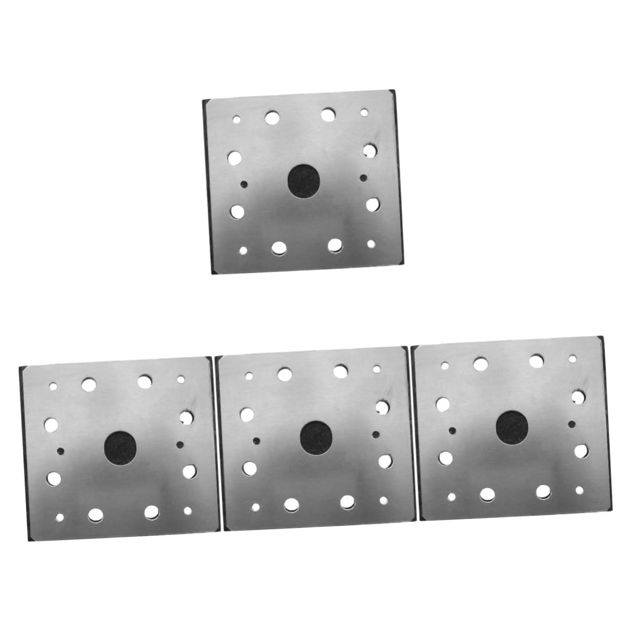 GLEAVI 4 Pezzi Di Supporto Per Levigatrice in Alluminio Tampone Di Ricambio Per Levigatrice A Disco Tampone Facile Da Installare