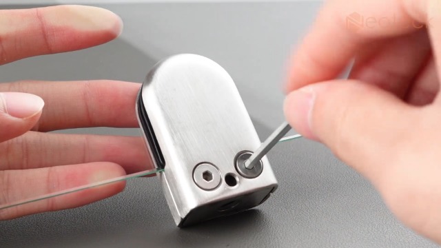 Supporti Vetro 8 Pezzi - Morsetti Regolabili In Acciaio Inox Per Ringhiere - Foto 12